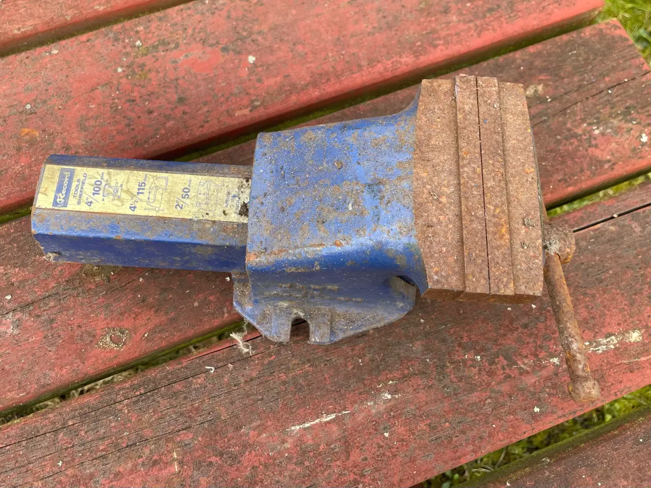 Billede 10 - 5 stk. Record og Matador stål skruestik 