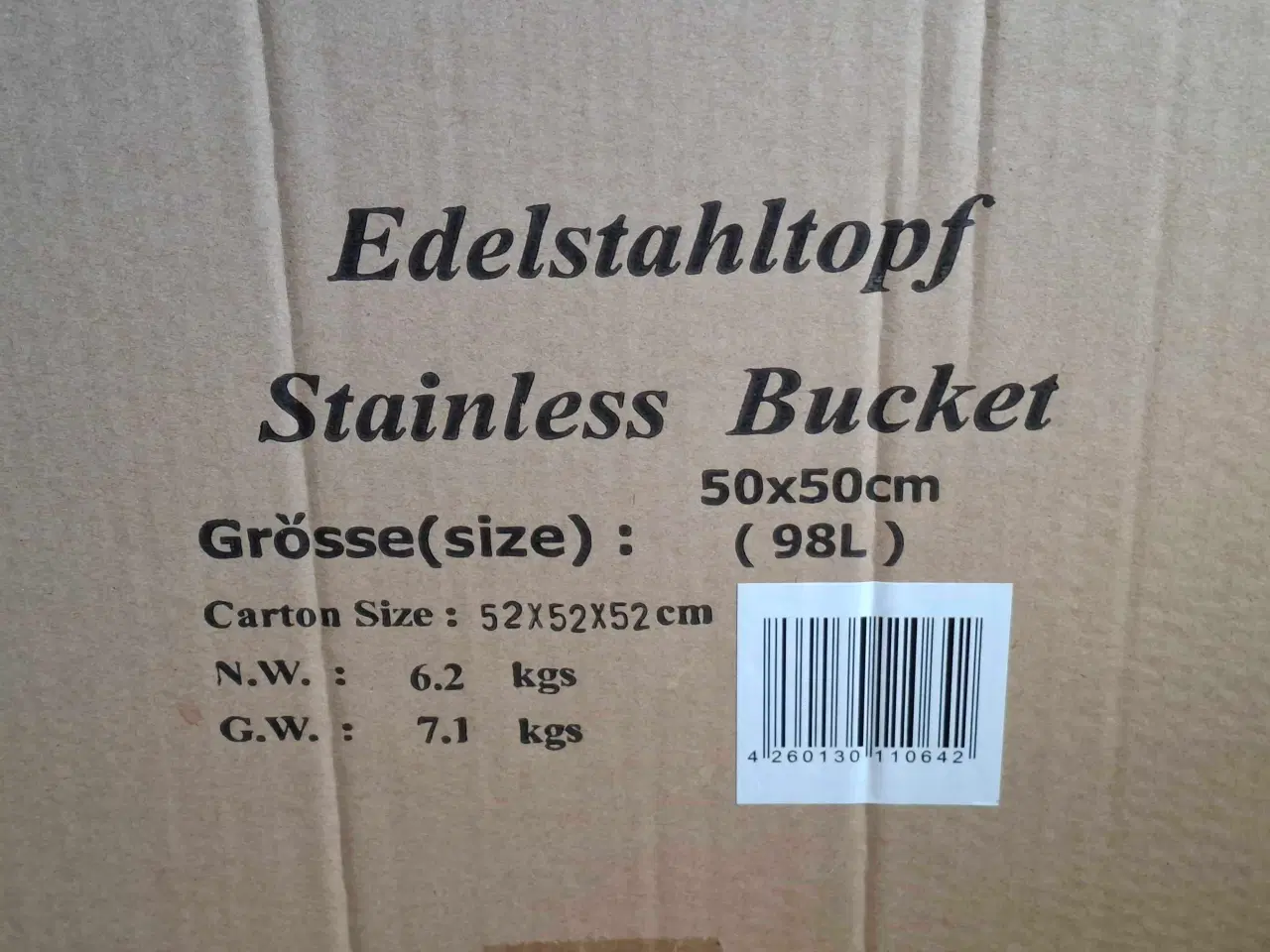 Billede 3 - Gryde, 98 liter