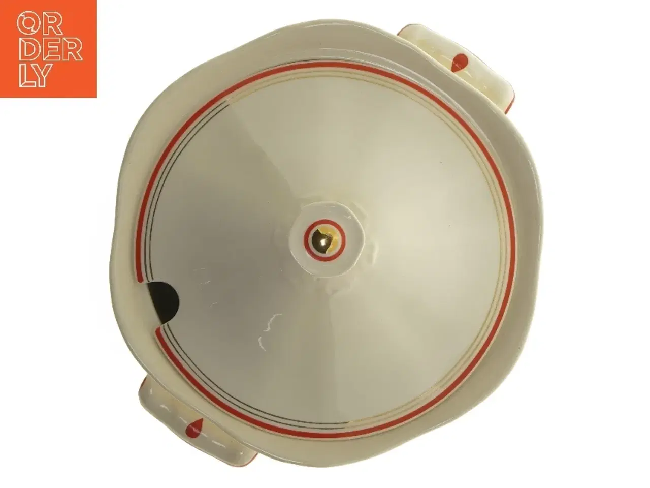 Billede 4 - Suppeterrin med låg fra Arabia (str. Ø 25x22 cm)