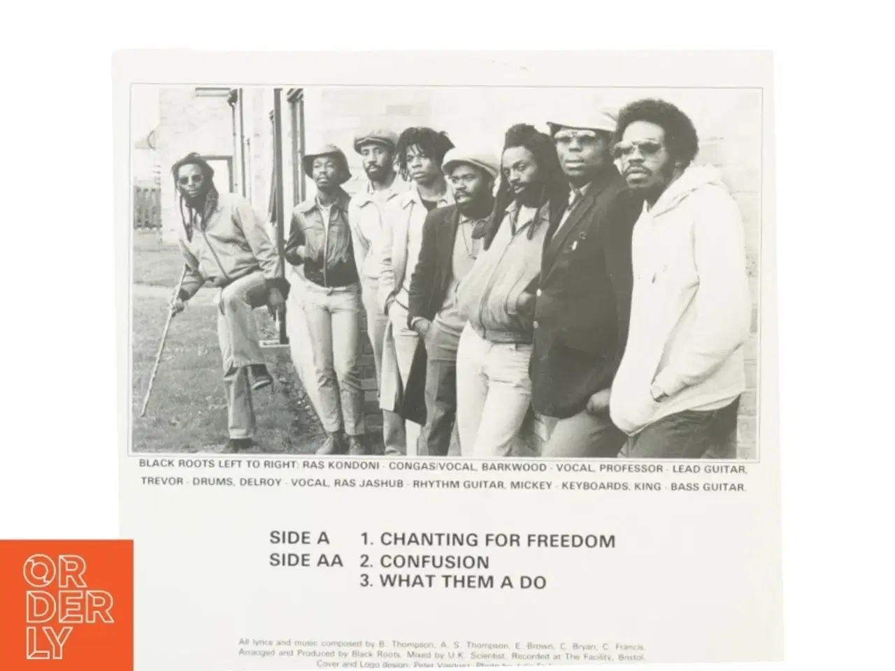 Billede 3 - Blackroots, chanting for freedom fra Nubian (str. 30 cm)