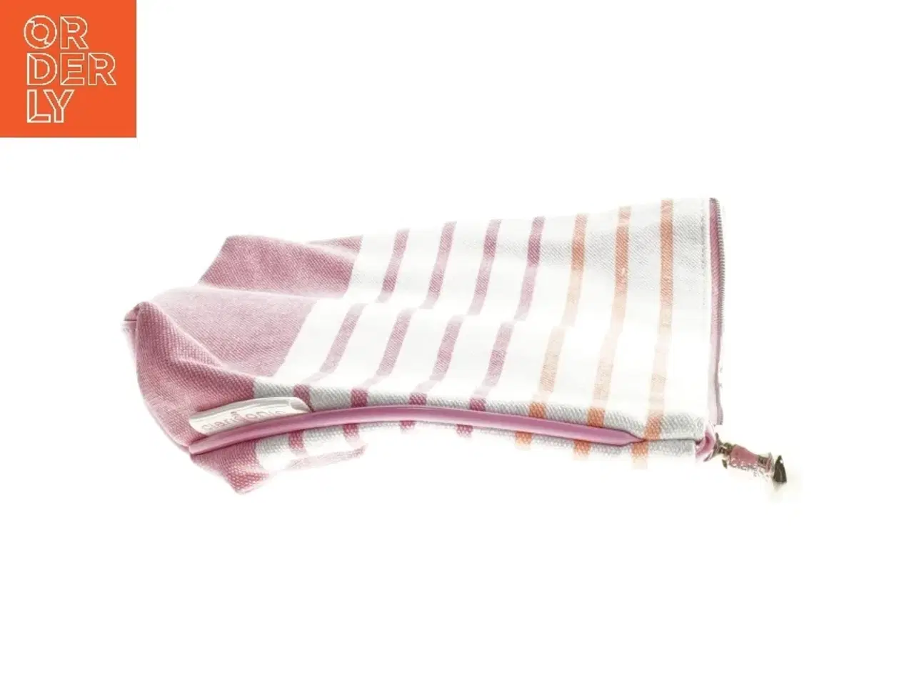 Billede 2 - Stribet kosmetikpung (str. 26 x 17 cm)