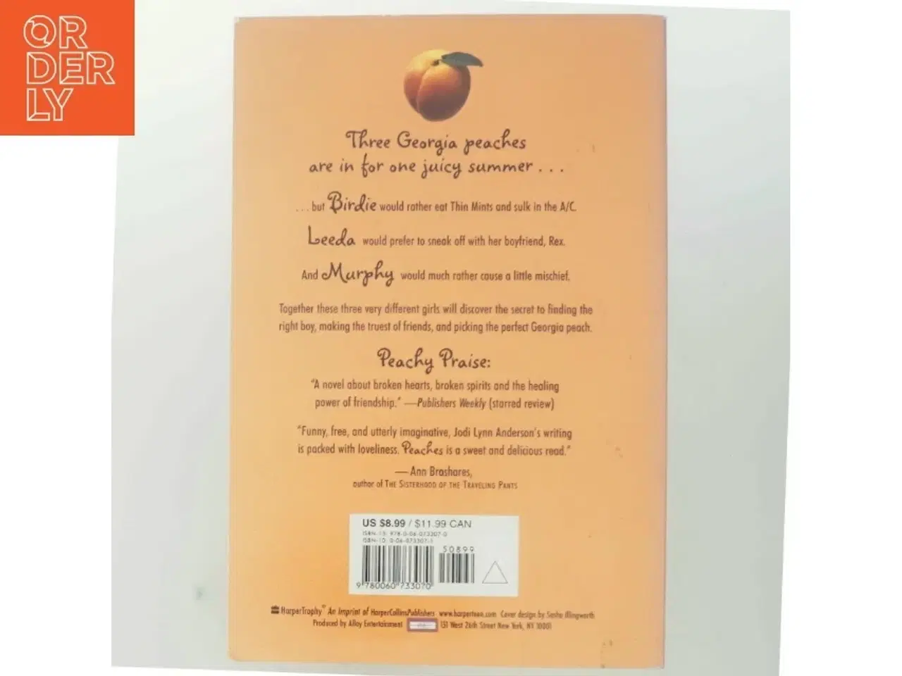 Billede 3 - Peaches : a novel af Jodi Lynn Anderson (Bog)