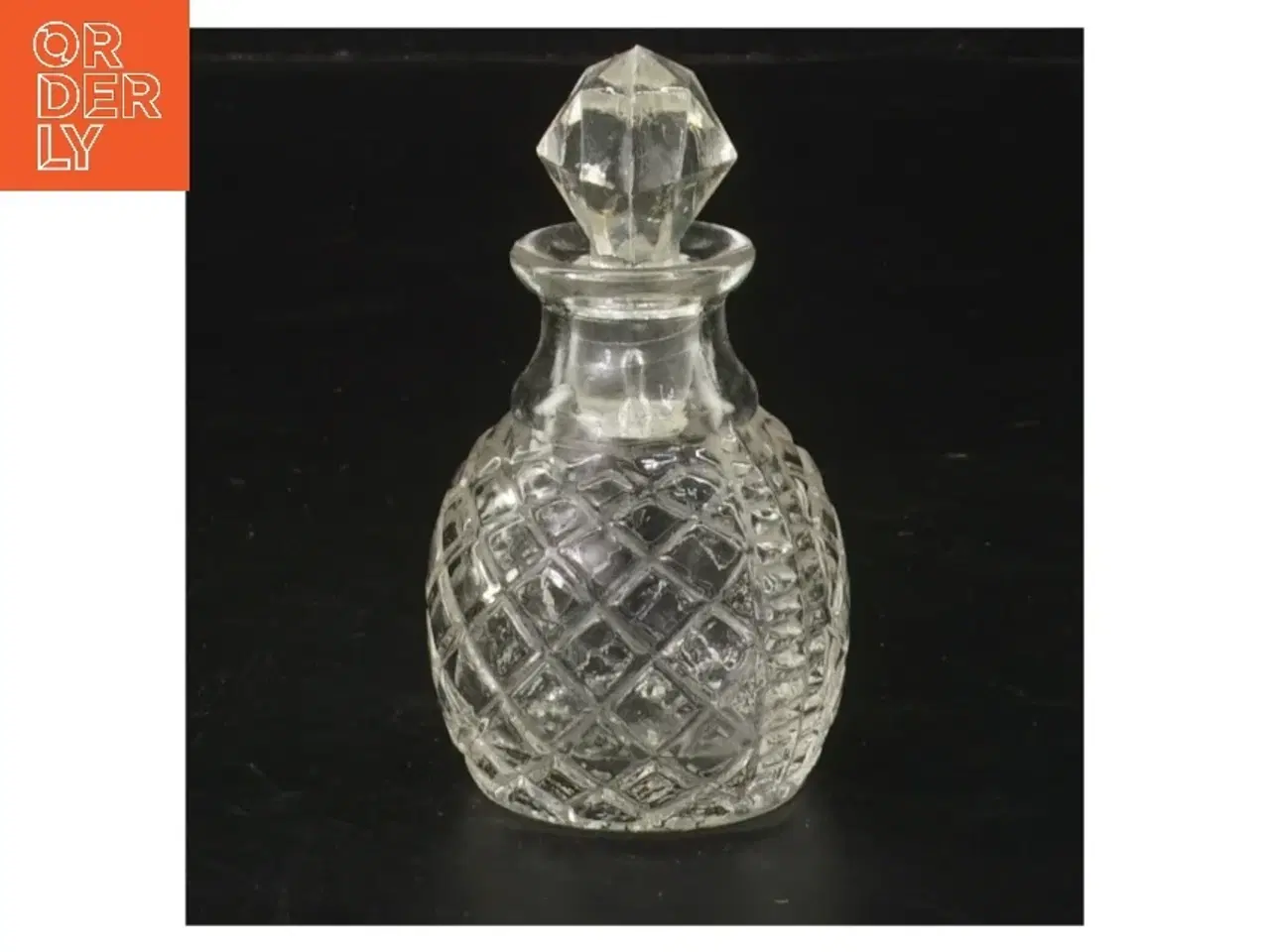 Billede 1 - Glasflaske med prop (str. 9 cm)