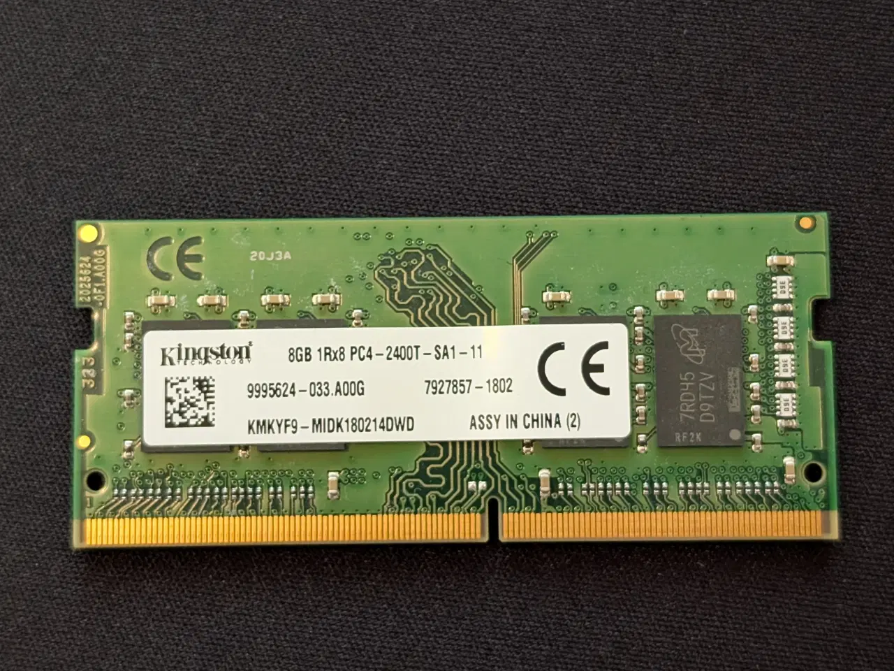 Billede 1 - 6 stk. 8GB DDR4 Ram. (SO-DIMM Moduler).