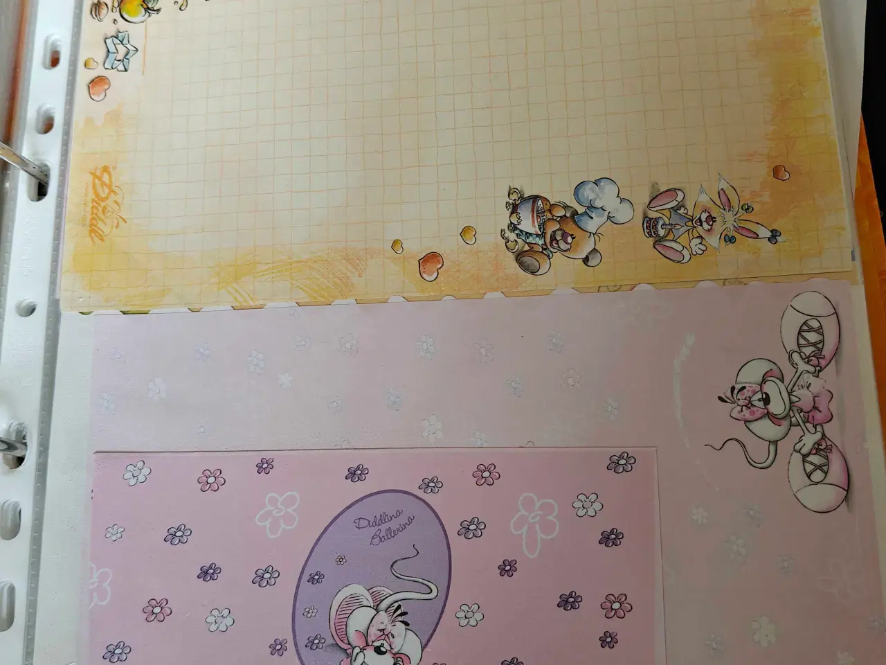 Billede 6 - Diddlepapir i mappe 