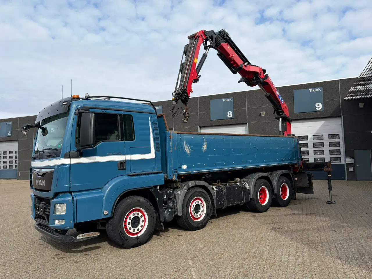 Billede 9 - MAN TGS 35.510 8X4, Tip-kran