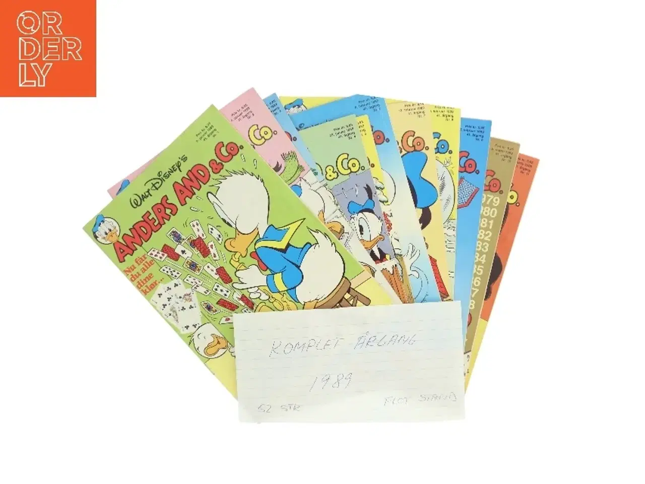 Billede 5 - Komplet årgang 1989 Anders And & Co. af Disney (Bog)