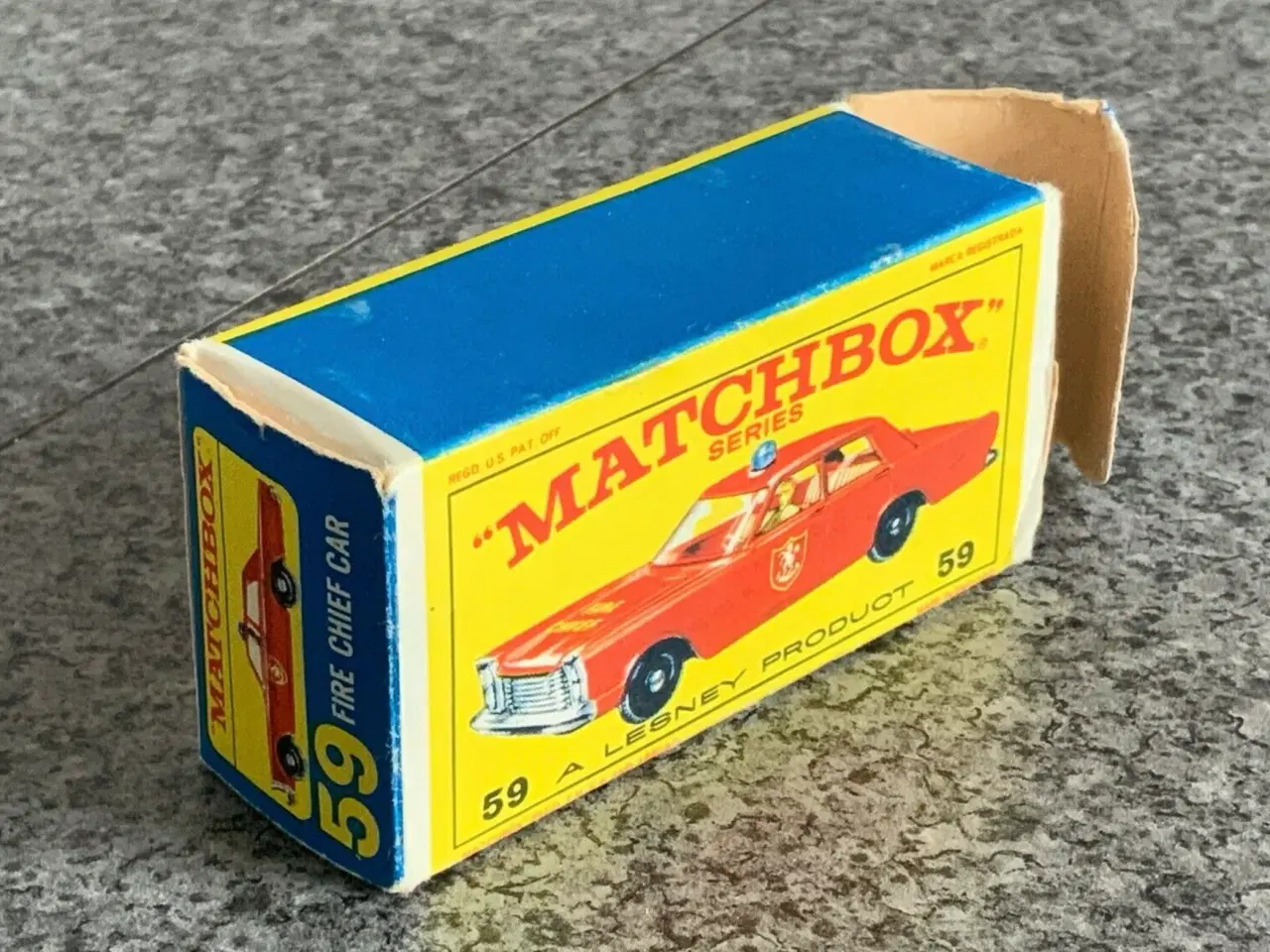 Billede 7 - Matchbox No. 59 Ford Galaxie Fire Chief 