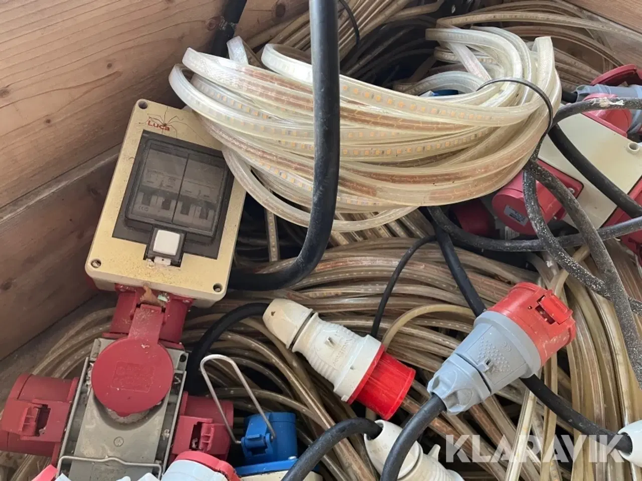 Billede 12 - Arbejdsbelysning og stik - 2 paller