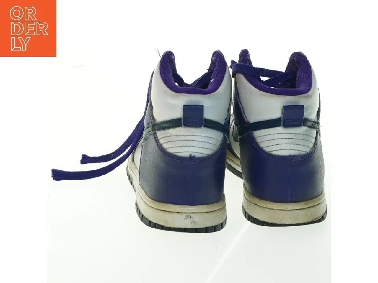 Billede 4 - Nike sko blå og hvide (str. 35,5 )