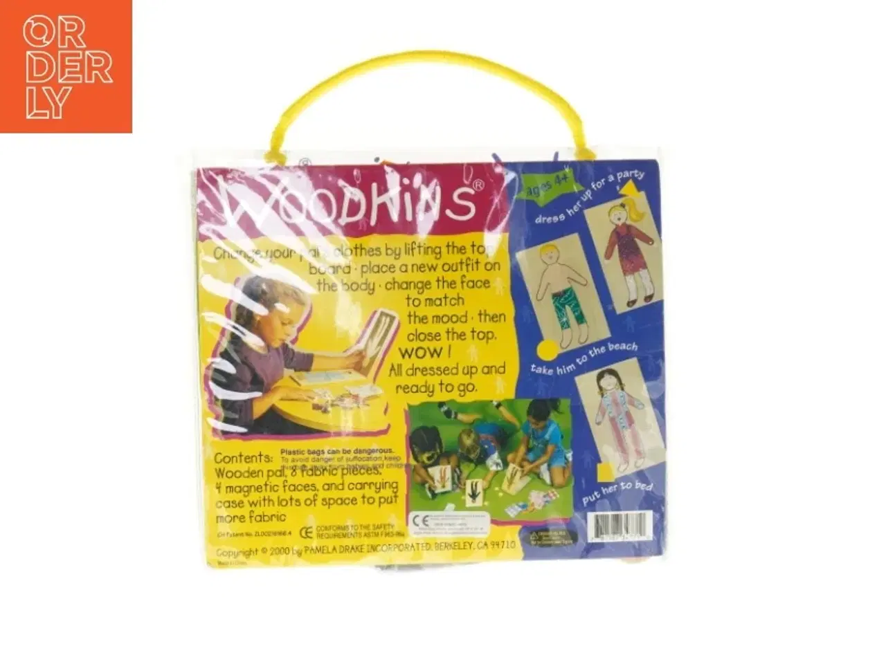 Billede 2 - Dukketøj og tilbehørssæt fra Woodkins (str. Bræt 22,5 x 12,5 cm)