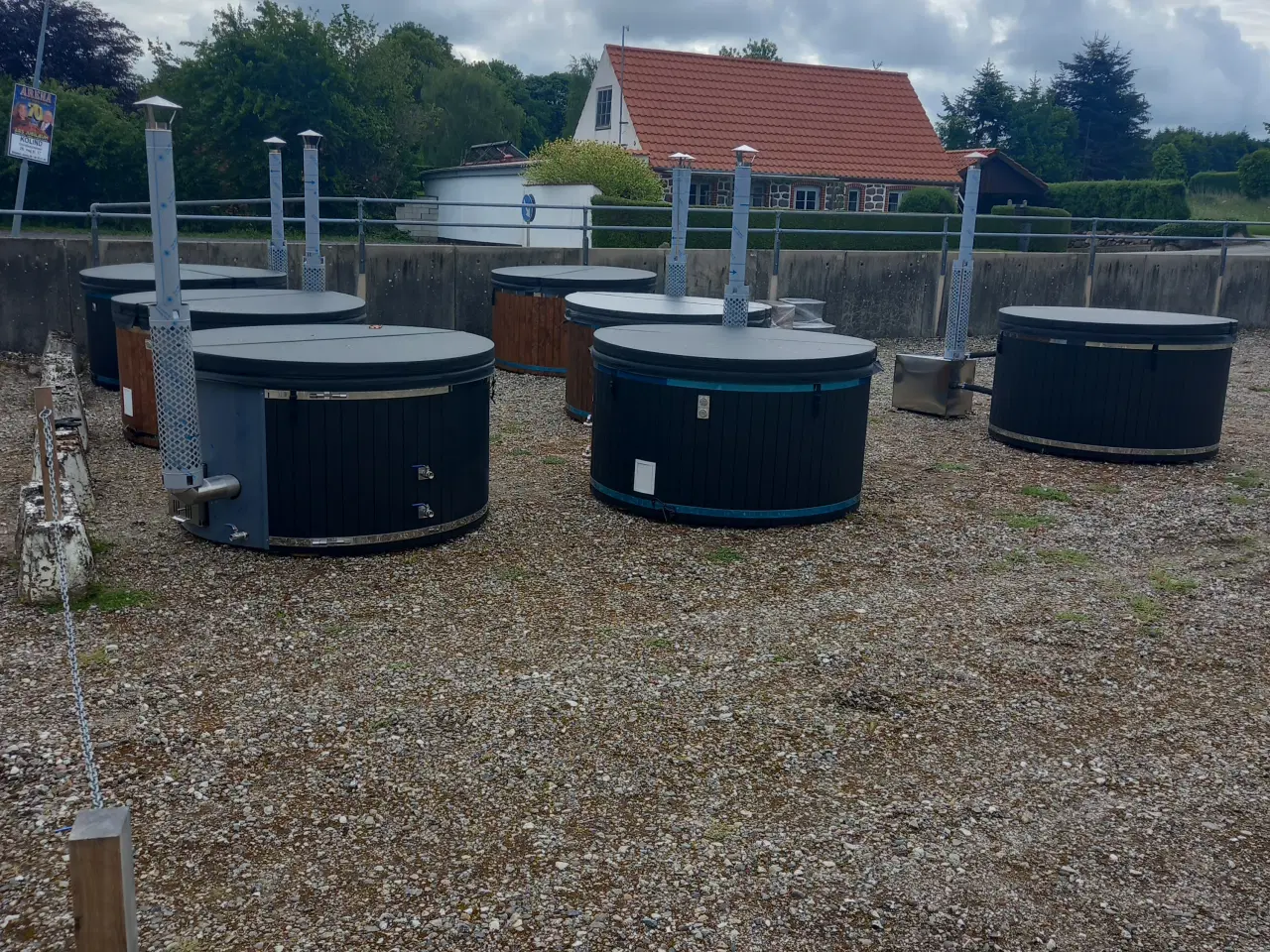 Billede 5 - Glasfiber viildmarksbadene med udv. ovnene på lage