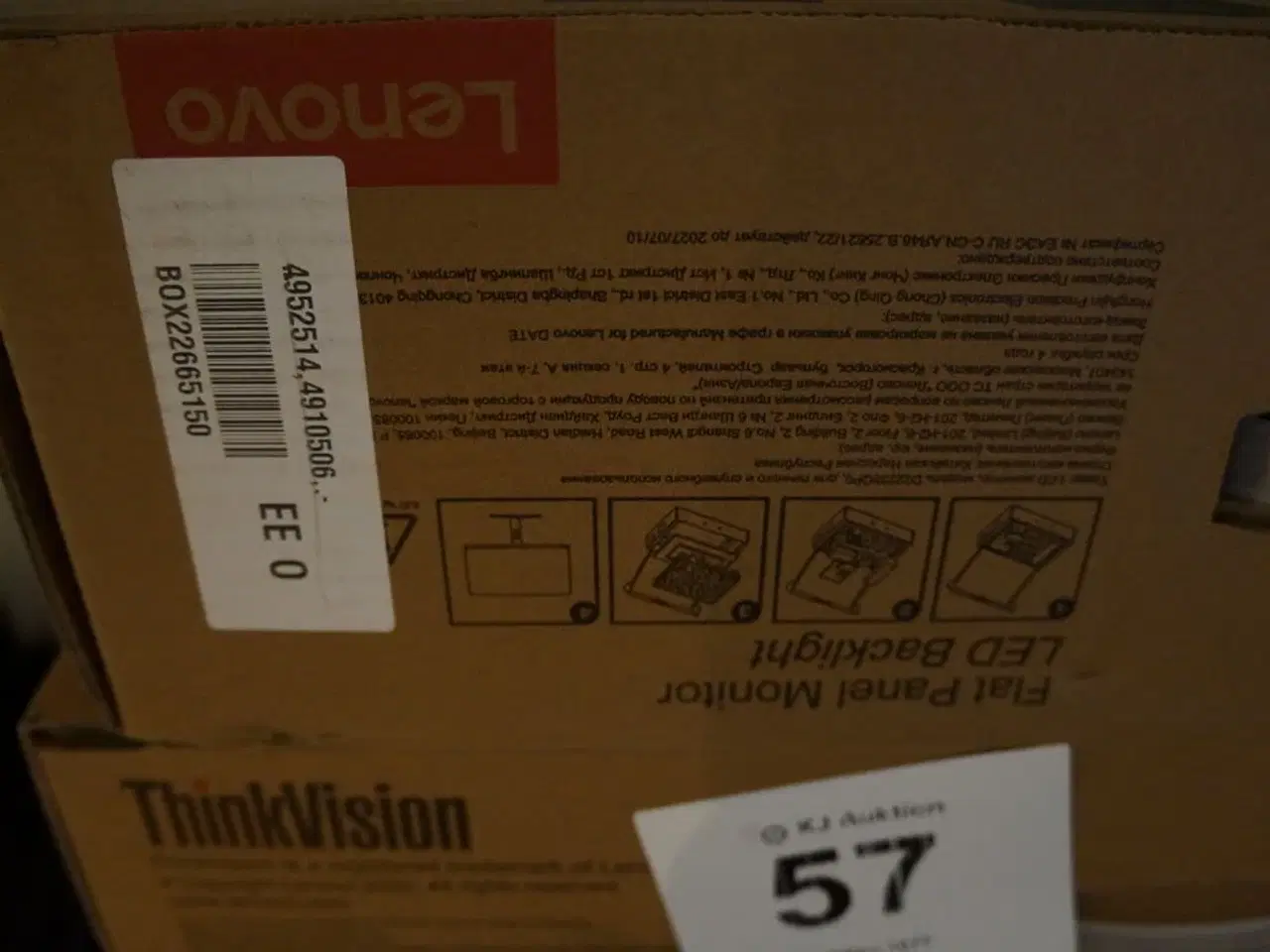 Billede 2 - Computerskærm LENOVO FLAT PANEL MONITOR