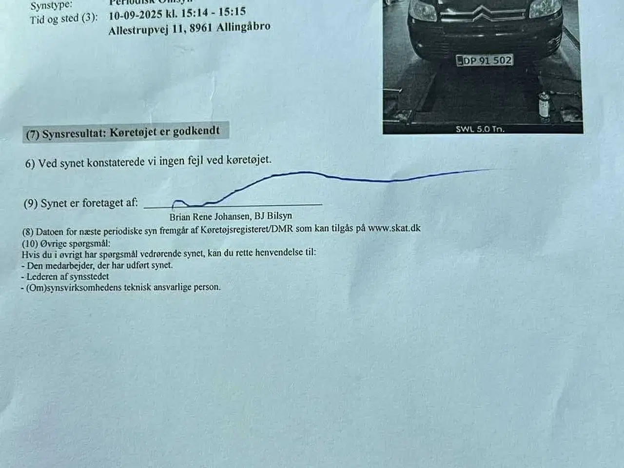 Billede 10 - Citroen c4 1.6 110hk benziner - nysynet 