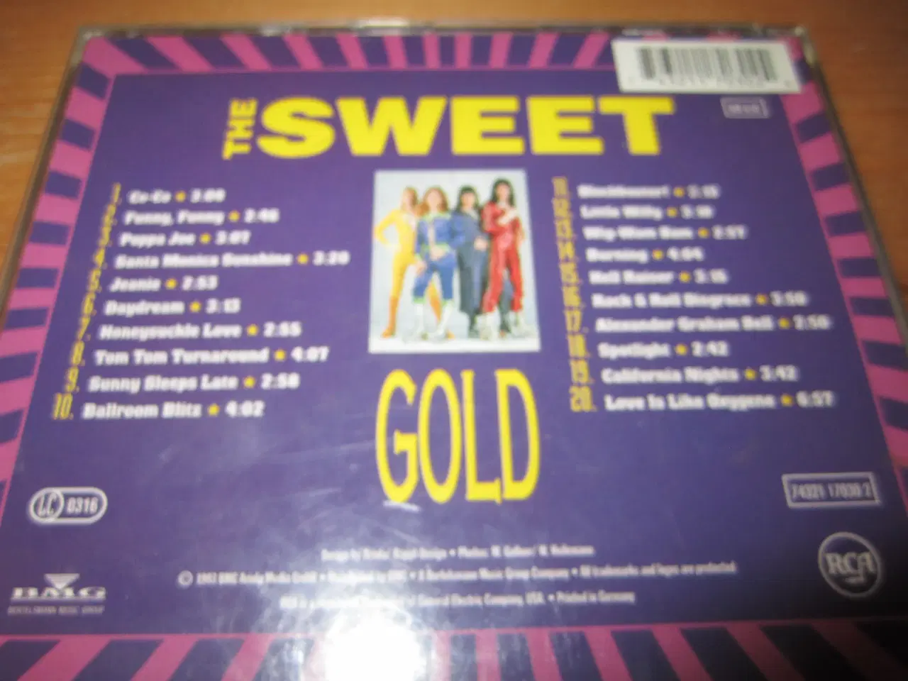 Billede 2 - THE SWEET Gold. 1993.