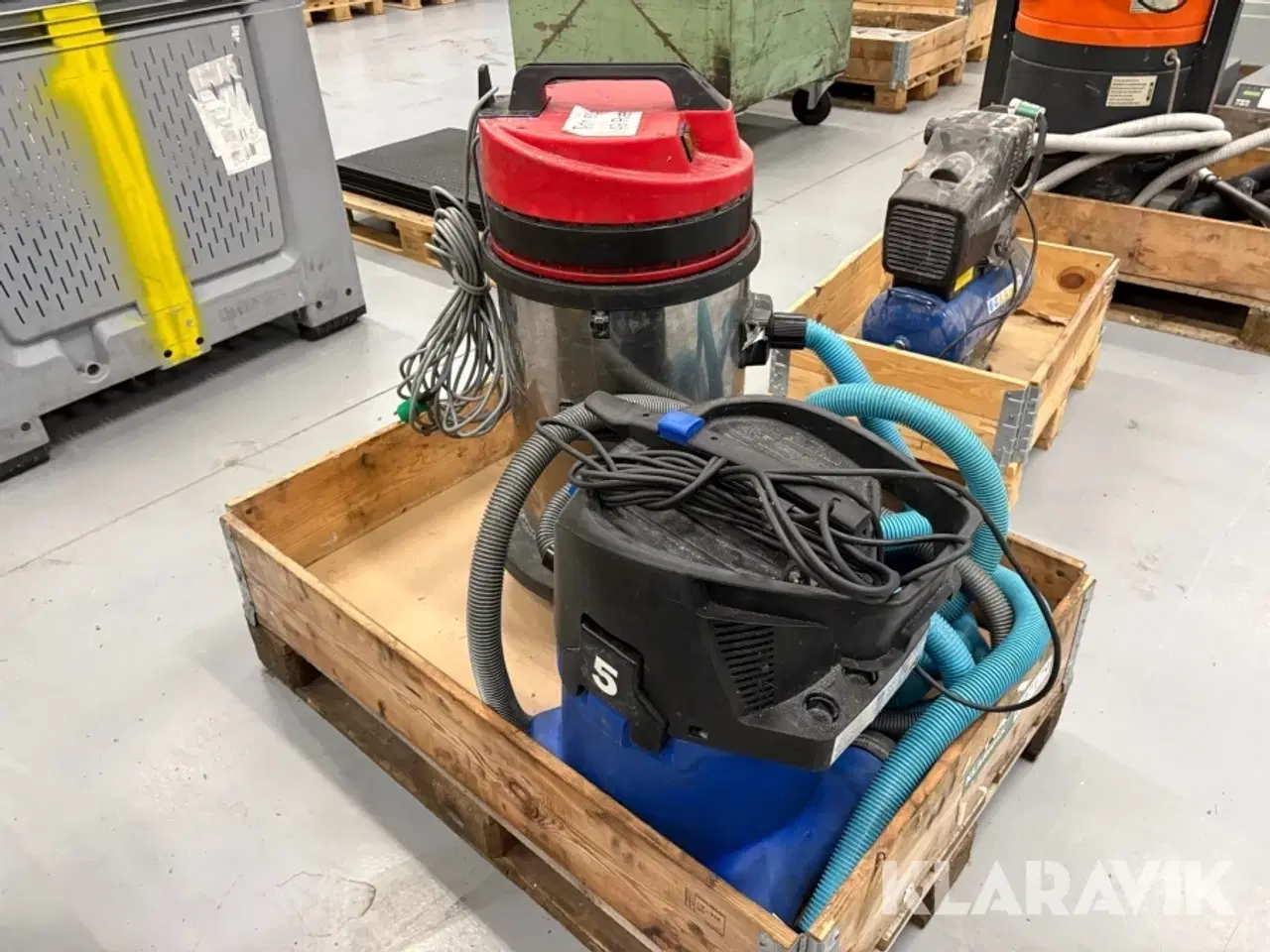 Billede 6 - Industri støvsuger Nilfisk + portotecnica - 2 enheder