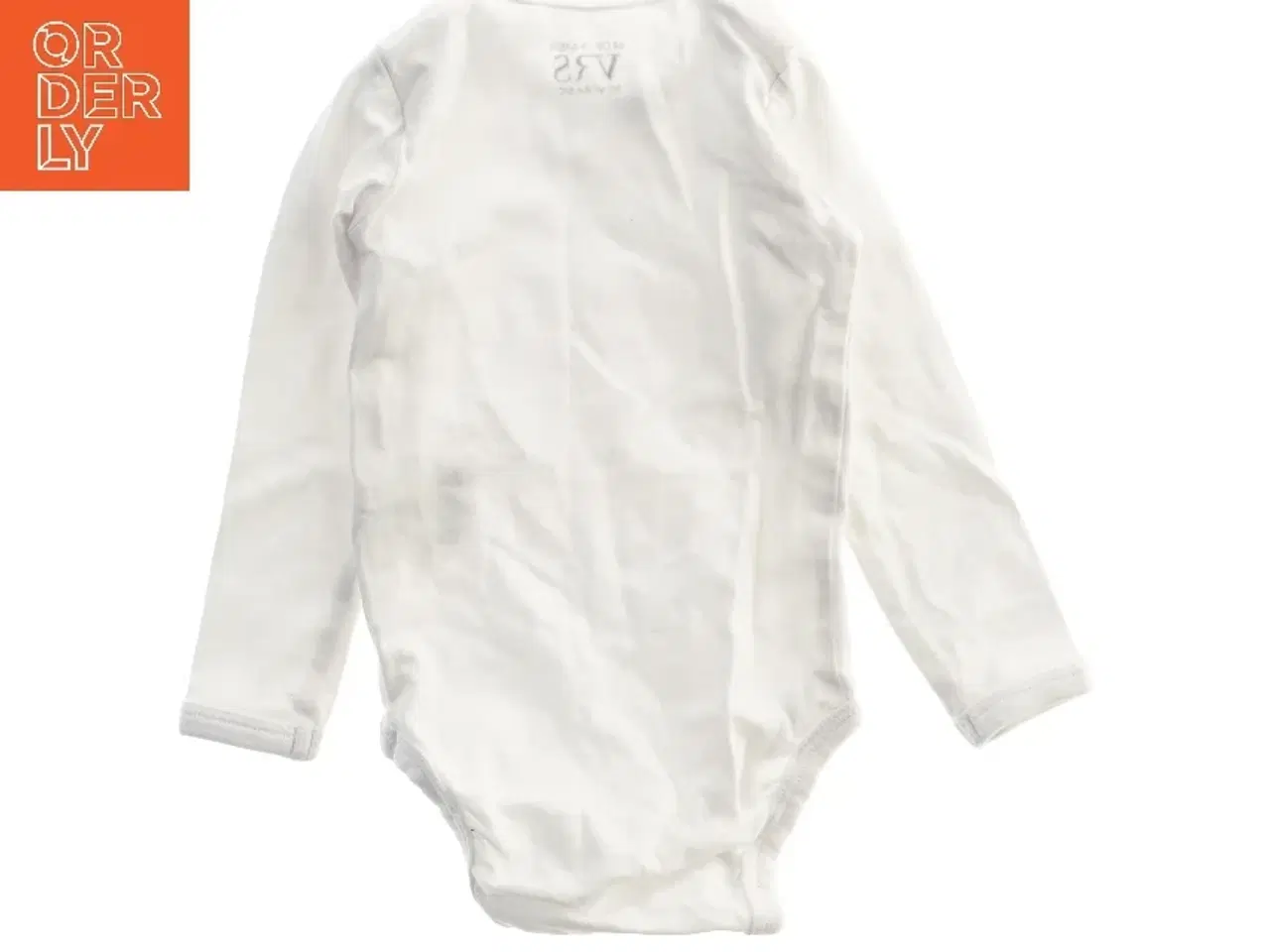 Billede 1 - Hvid langærmet bodystocking fra VRS (str. 68)