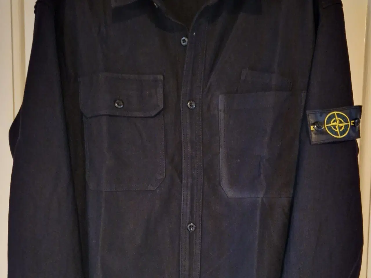 Billede 1 - Stone Island skjorte bomuld herre sort str. M