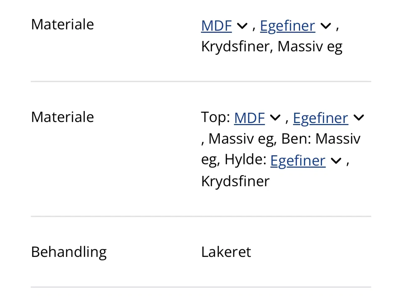 Billede 3 - Fint Sofabord Kalby, m/ underhylde