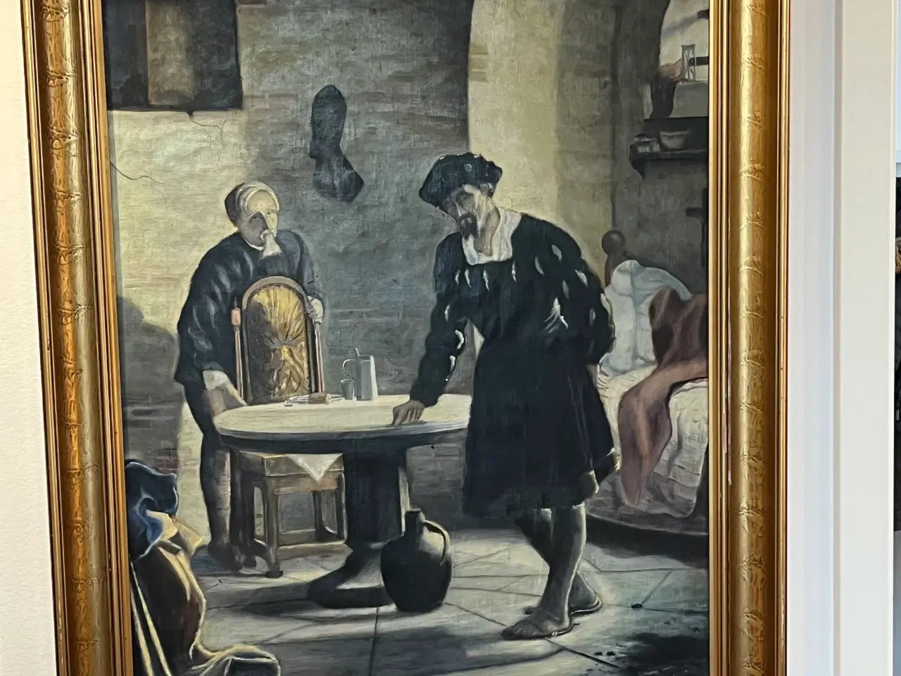 Billede 2 - Oliemaleri af Kong Christian d.II i Sønderborg