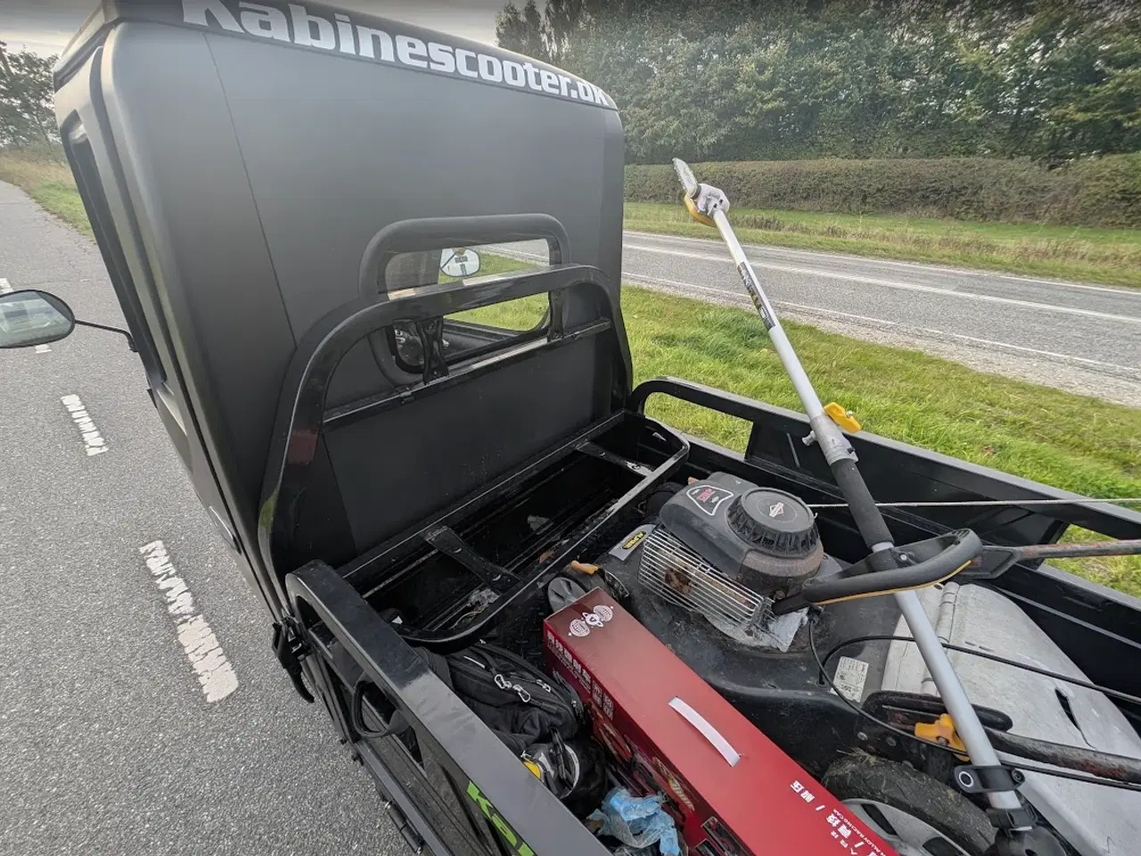 Billede 2 - Kabinescooter BACH Pick-up sort lille knallert