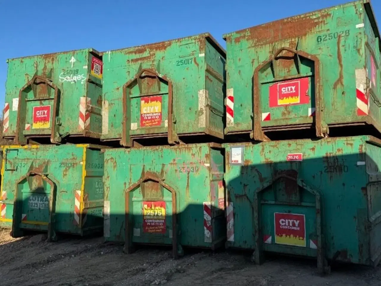 Billede 1 - 6 x 25m3 åbne containerkasser