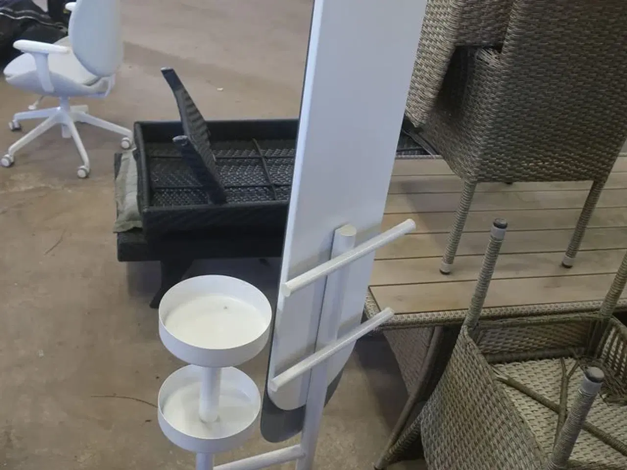 Billede 3 - Spejl med stander IKEA "LIERSKOGEN"