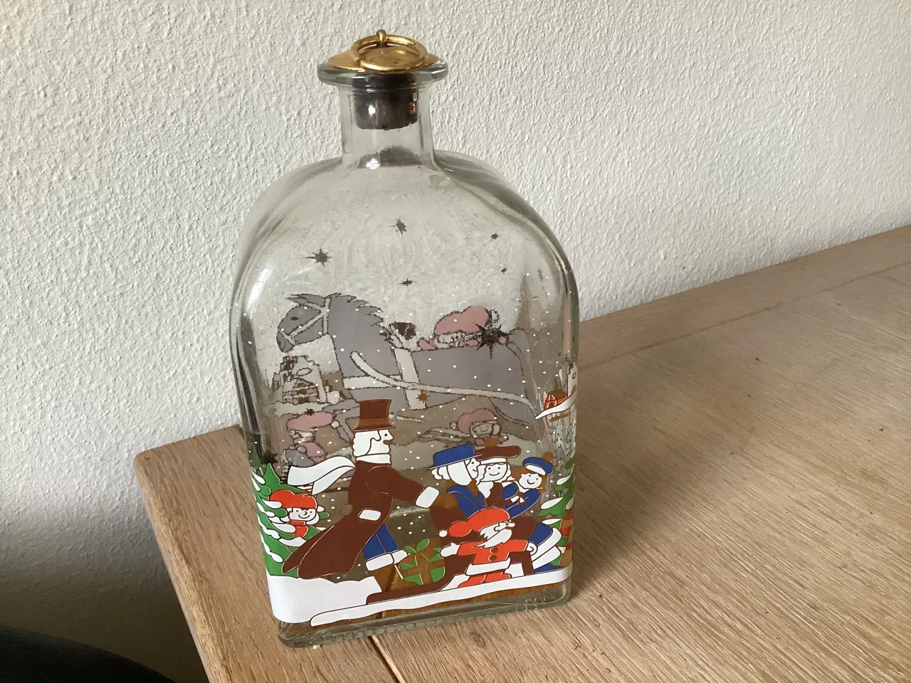 Billede 1 - Julekalender - glasflaske