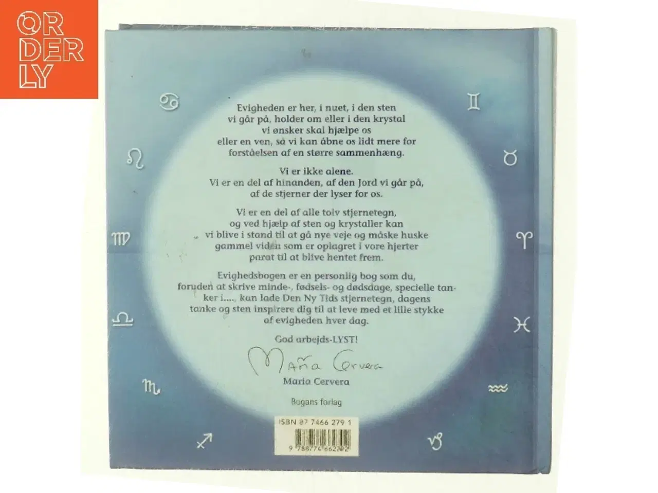 Billede 3 - Evighedsbogen : den ny tids stjernetegn, sten og tanker til dagen af Maria Cervera (Bog)