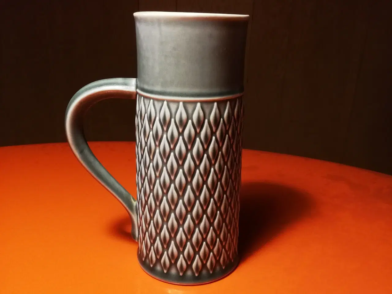 Billede 2 - Rudder/Harlekin vase grøn højde 19 cm