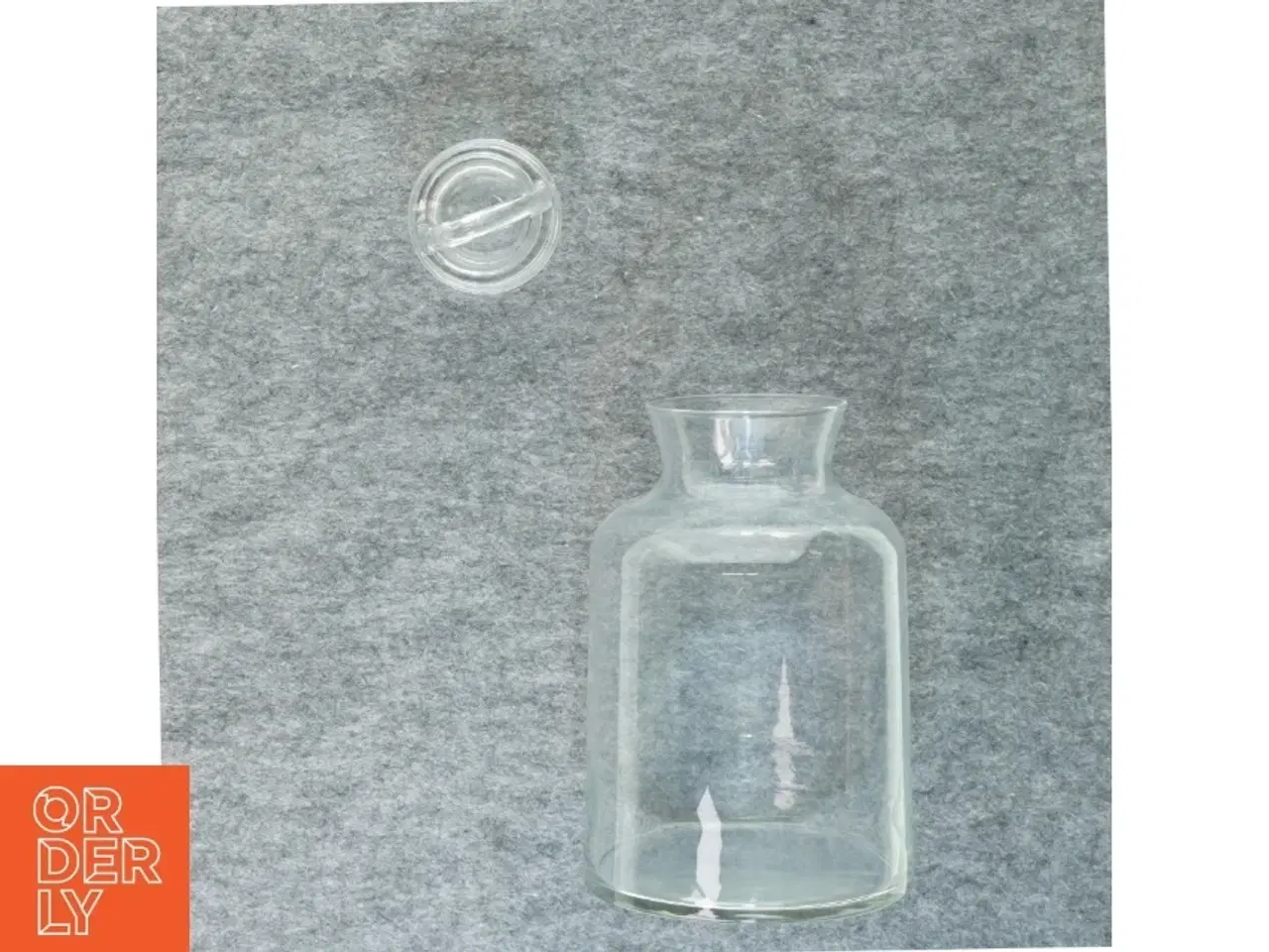 Billede 1 - Glas opbevaring fra Rosendal (str. 20 x 13 cm)