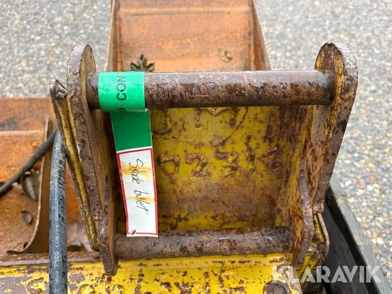 Billede 9 - Planerskovl, Graveskovl og adapter til lynskifte