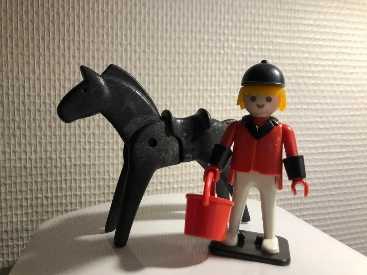 Billede 1 - Playmobil. Hest med rytter. 2.5 Geobra 1974