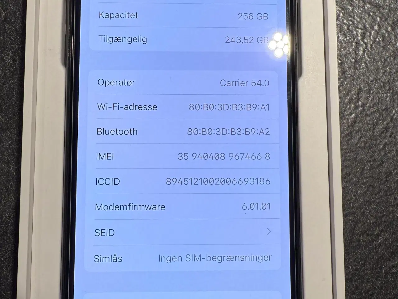 Billede 4 - iPhone X 256 gigabyte