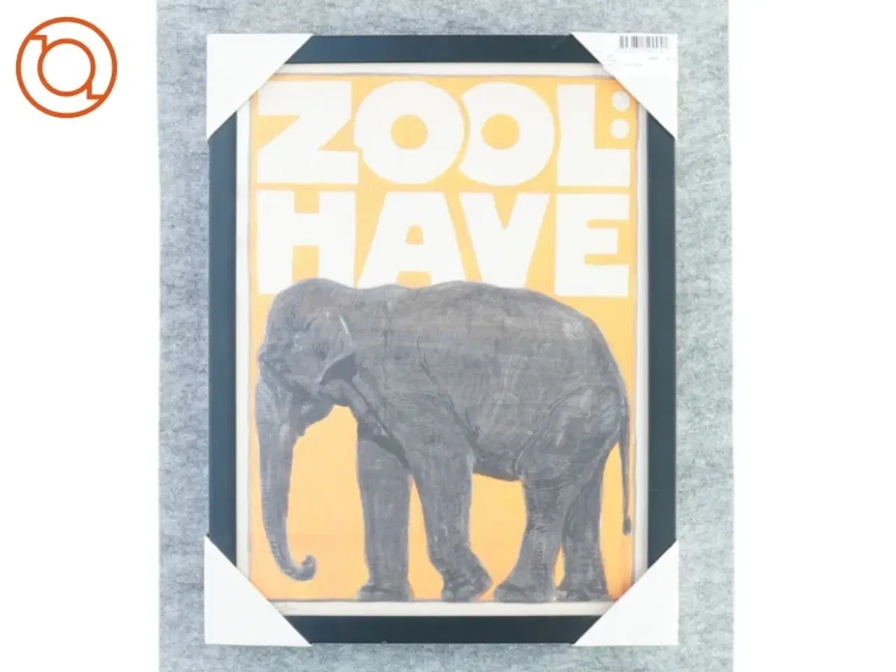 Billede 1 - Billedramme med zoologisk have billede fra G Og C Interiors (str. 43 x 33 cm)
