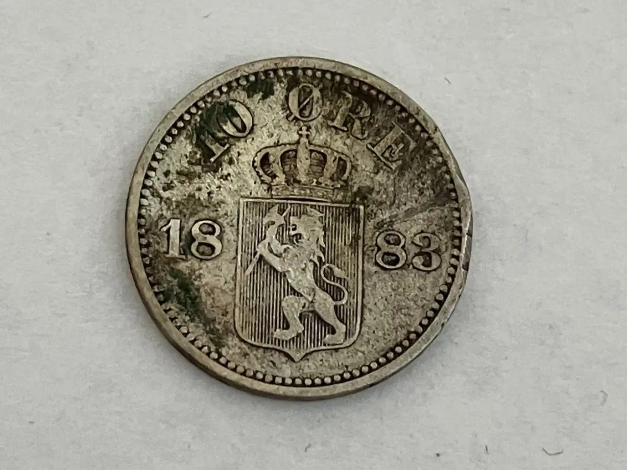 Billede 1 - 10 Øre 1883 Norge
