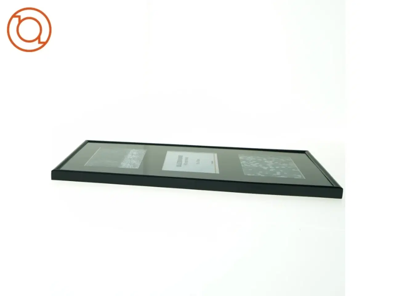 Billede 3 - Sort billedramme til tre billeder fra Tiger (str. 46 x 25 cm)