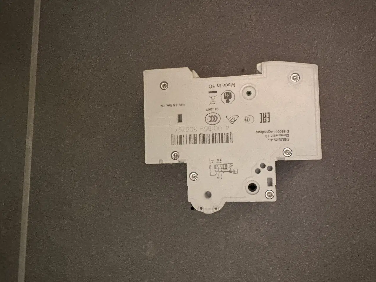 Billede 2 - Siemens S5U HPFI kombiafbryder C 1P+N, 10A