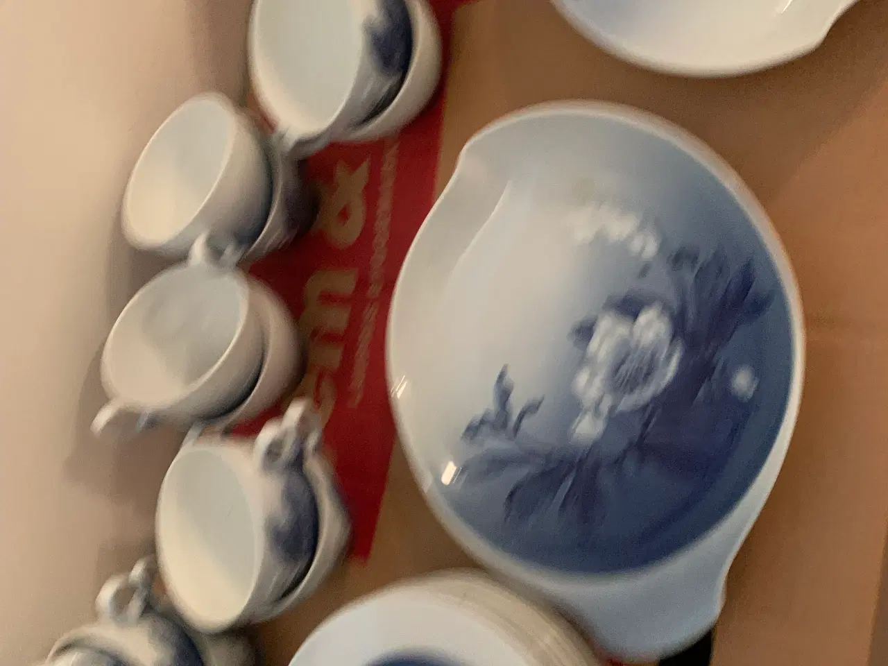 Billede 12 - Fint Julerose stel