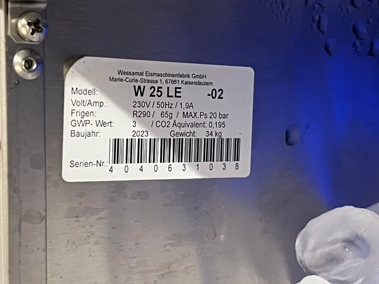 Billede 4 - Ismaskine WESSAMAT W 25 LE