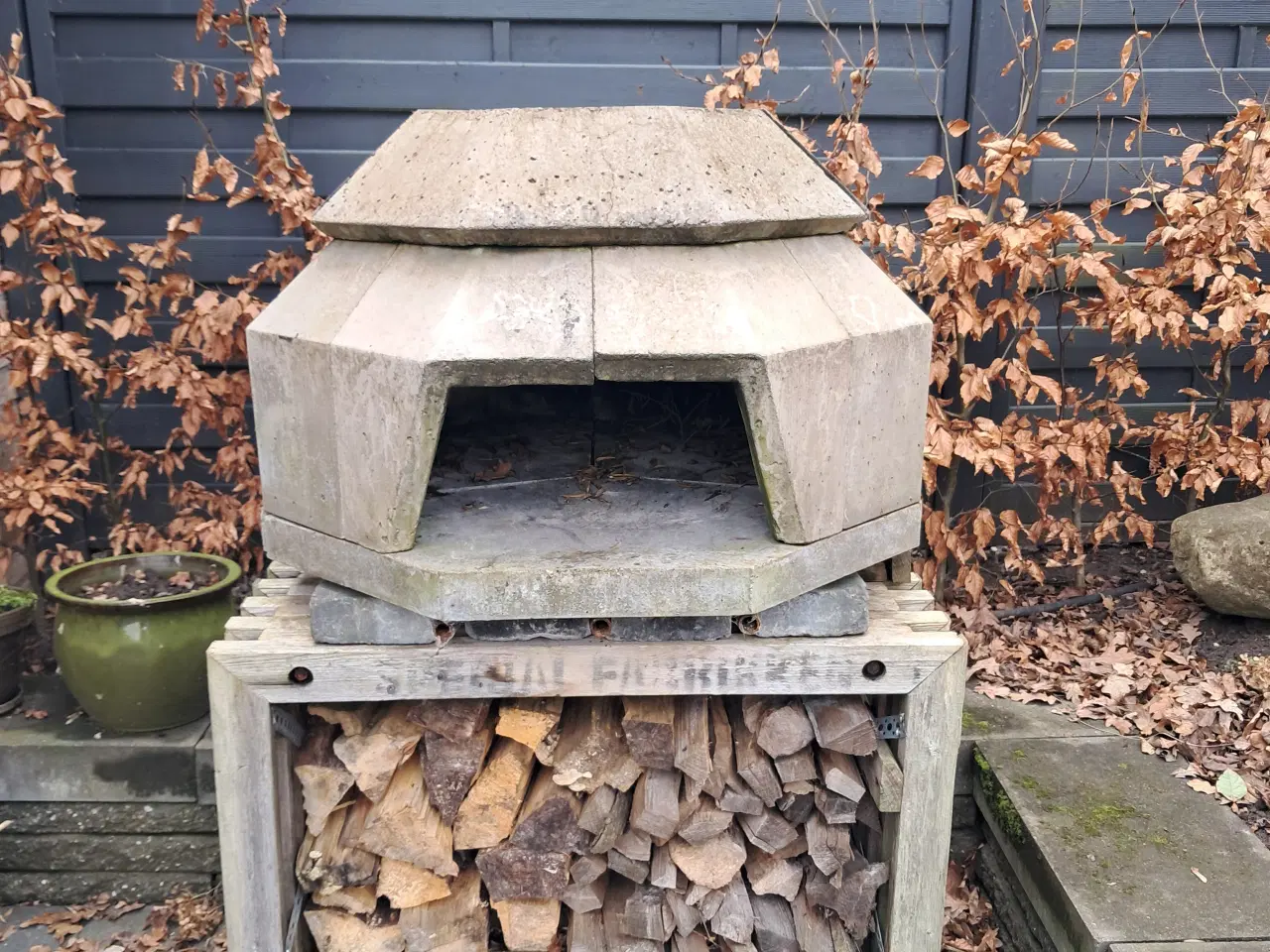 Billede 1 - Pizzaovn brændefyret. Kan indmures