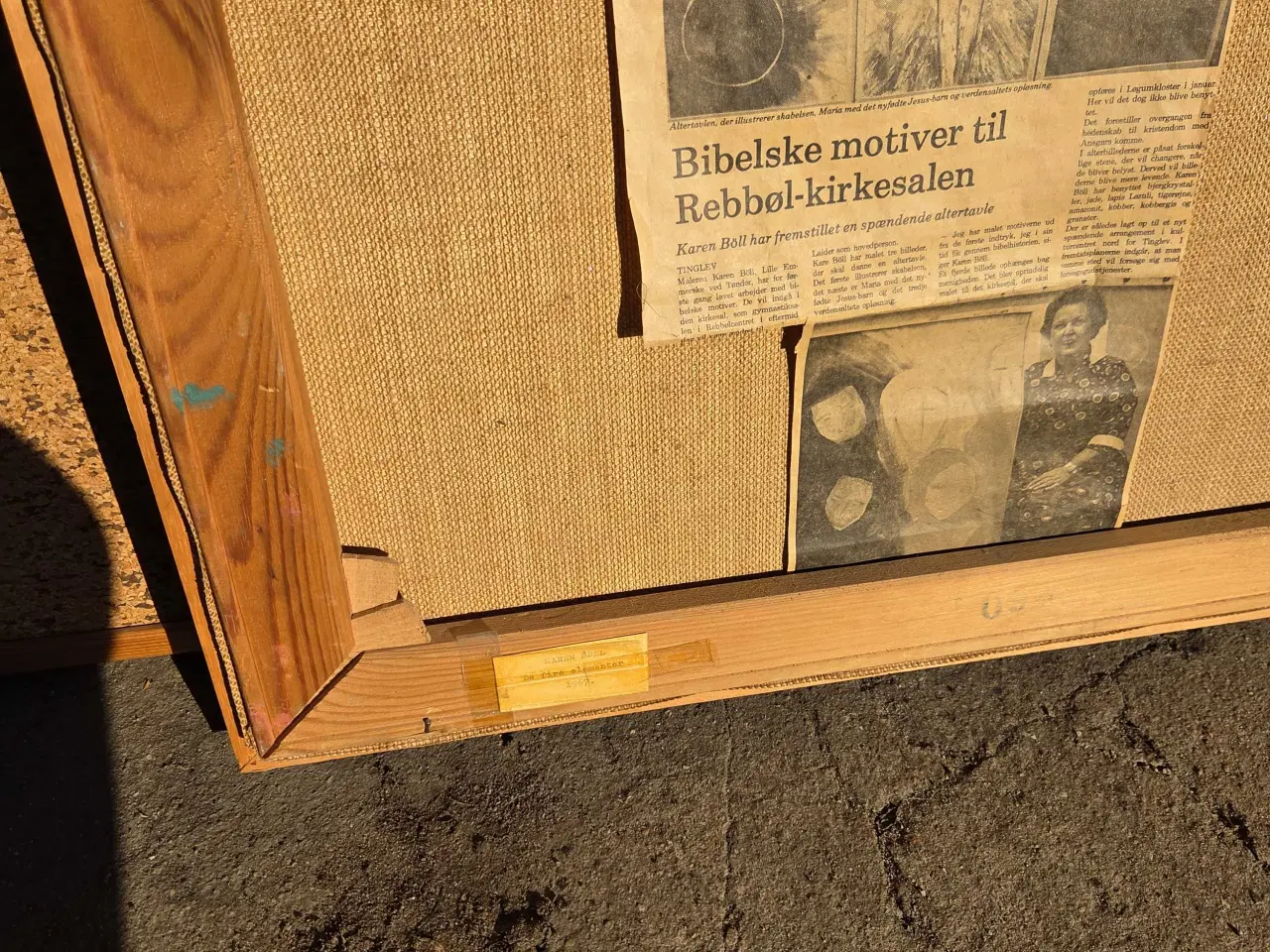 Billede 4 - Olie maleri Karen Bøll