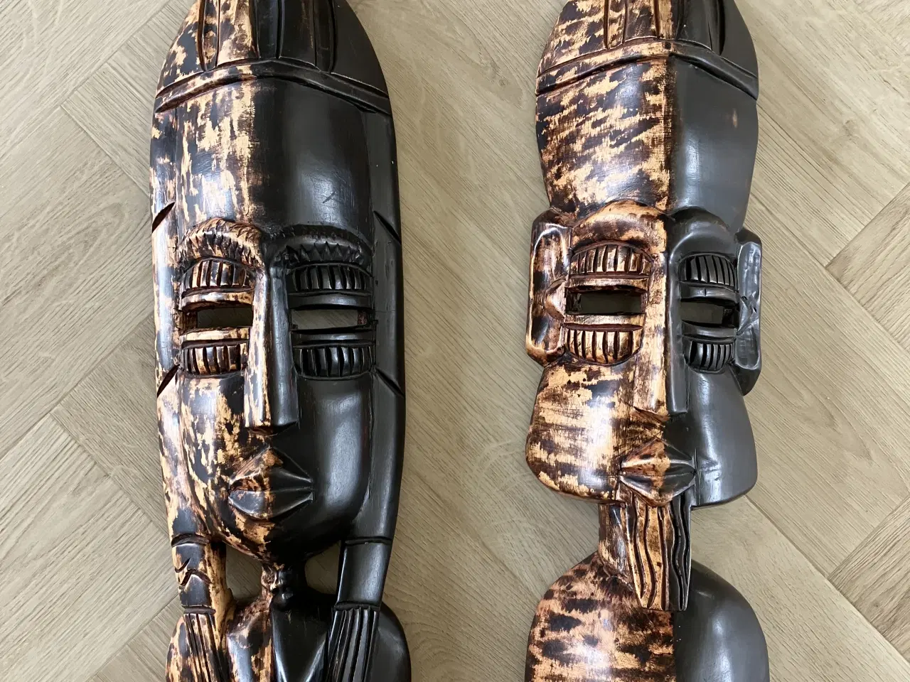 Billede 1 - Træmasker