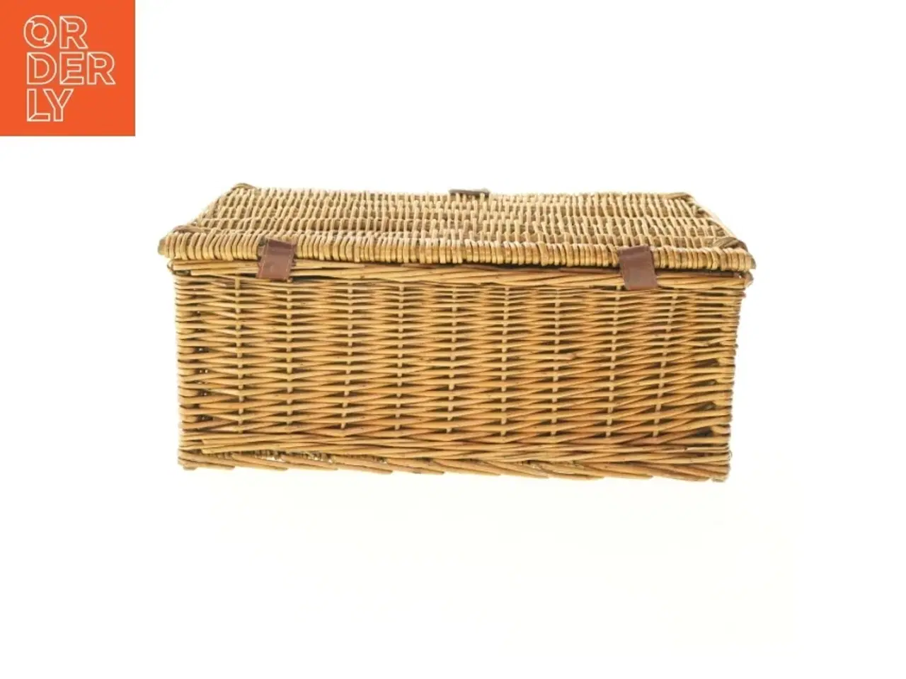 Billede 4 - Kurv med service til picnic (str. 45,5x30,5 cm)