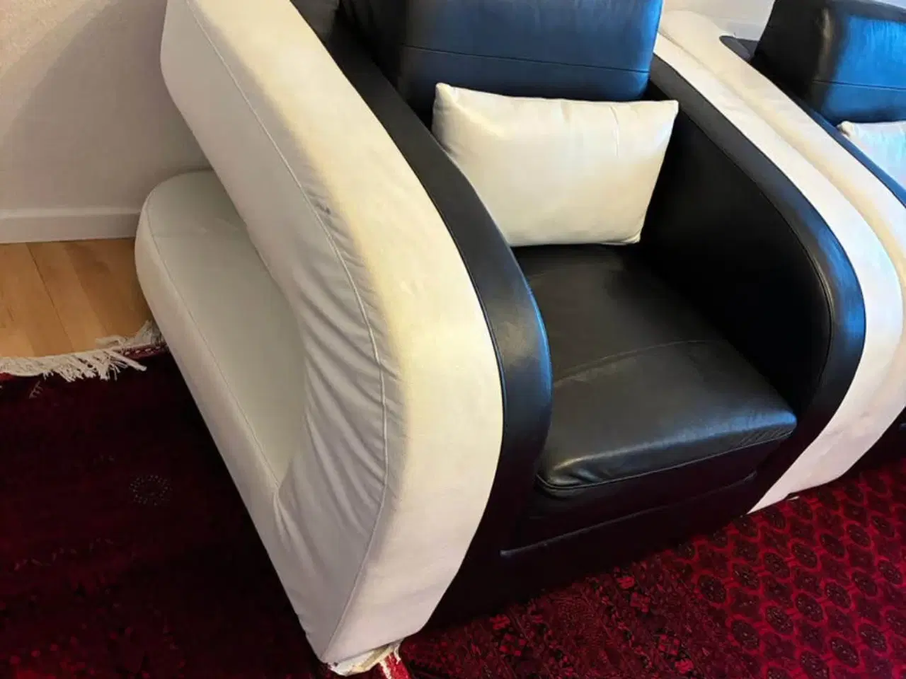 Billede 2 - Læder Sofasæt 