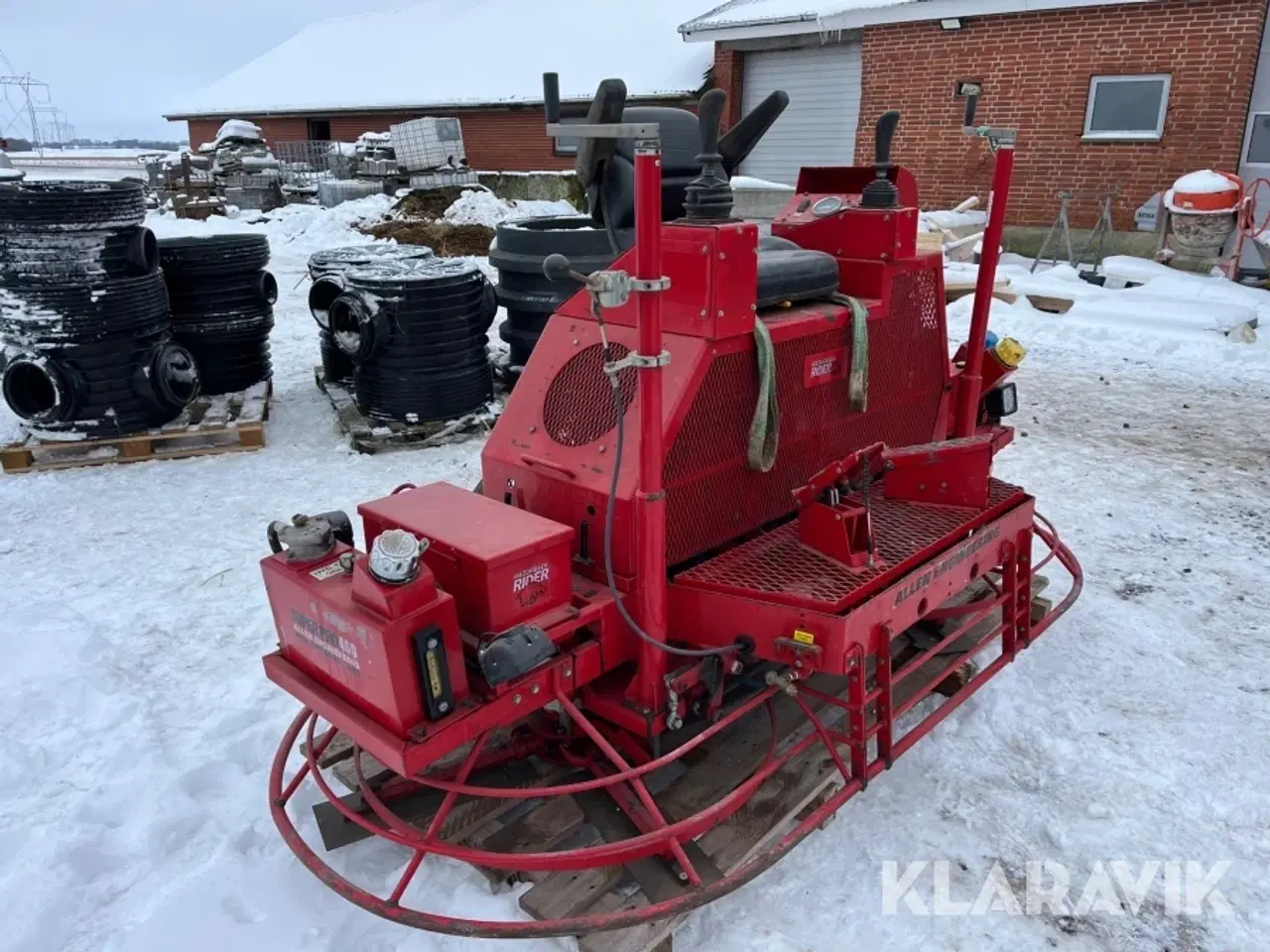 Billede 2 - Glittemaskine Allen Engineering Razorback Rider Super Pro 400 Diesel