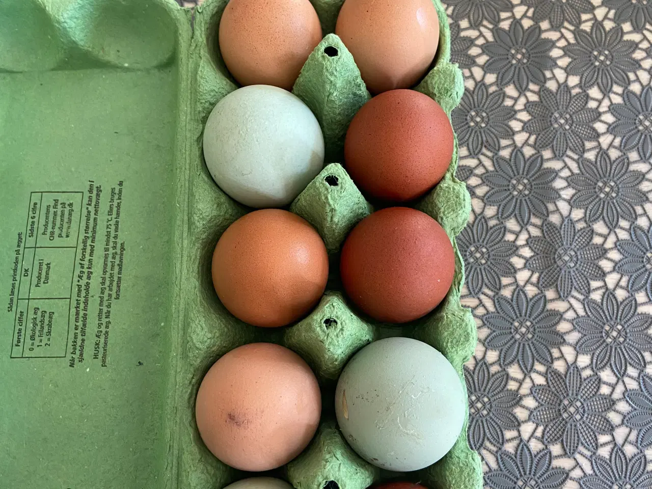 Billede 3 - Rugeæg fra store racehøns (farvede æg)