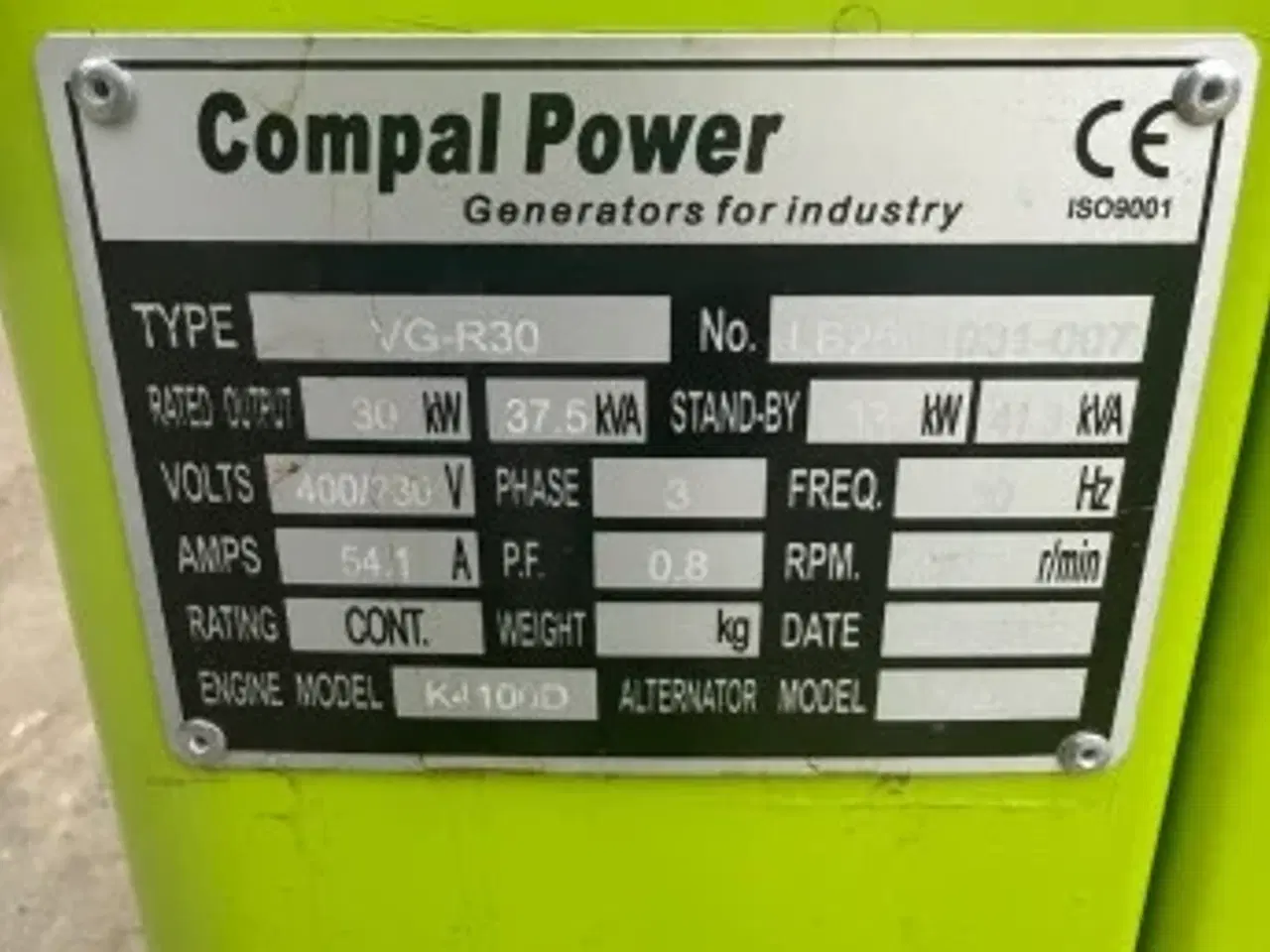 Billede 5 - 30kw generator