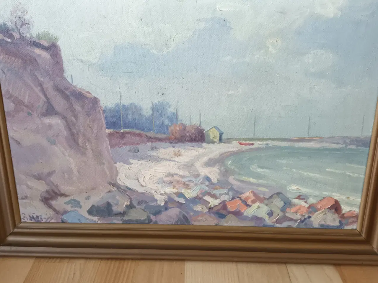 Billede 1 - Maleri af Georg Nielsen, Nyborg maler.