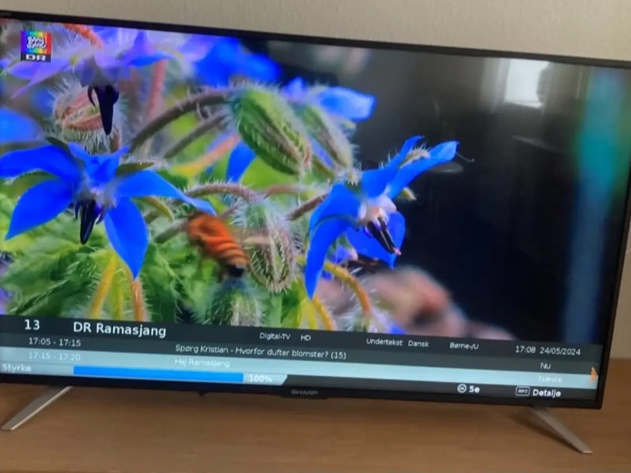 Billede 1 - LCD, Sharp, 43", Perfekt, Pris 550,-kr